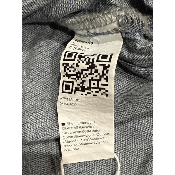 Oversized Denim Shirt Utility Field Jacket Button Down Long Sleeve SZ Large NWT - Picture 7 of 11